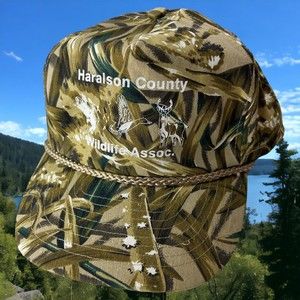 Haralson County WildLife Assoc Hat Camouflage Snapback Rope Hunting Fishing Cap